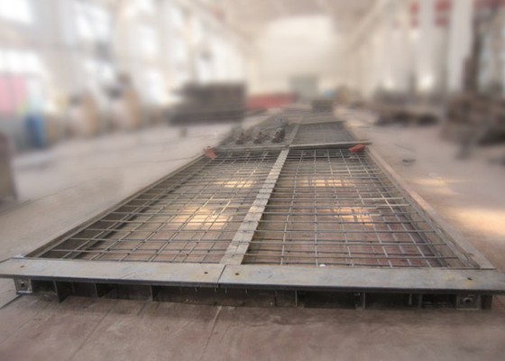 Tipo báscula de 100 toneladas de quadro da escala do caminhão de 3×16m
